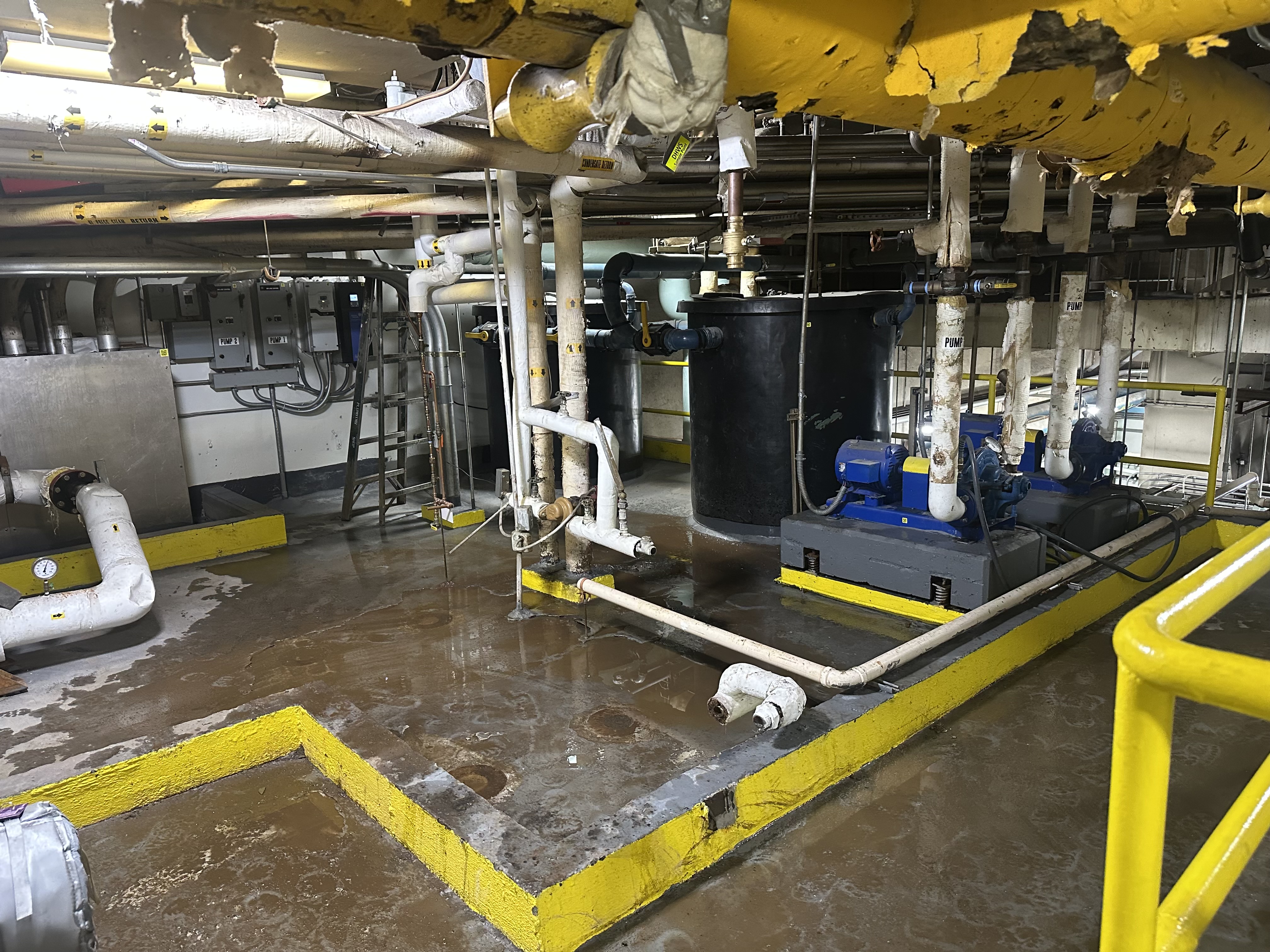 Mechanical pump room infrastructure