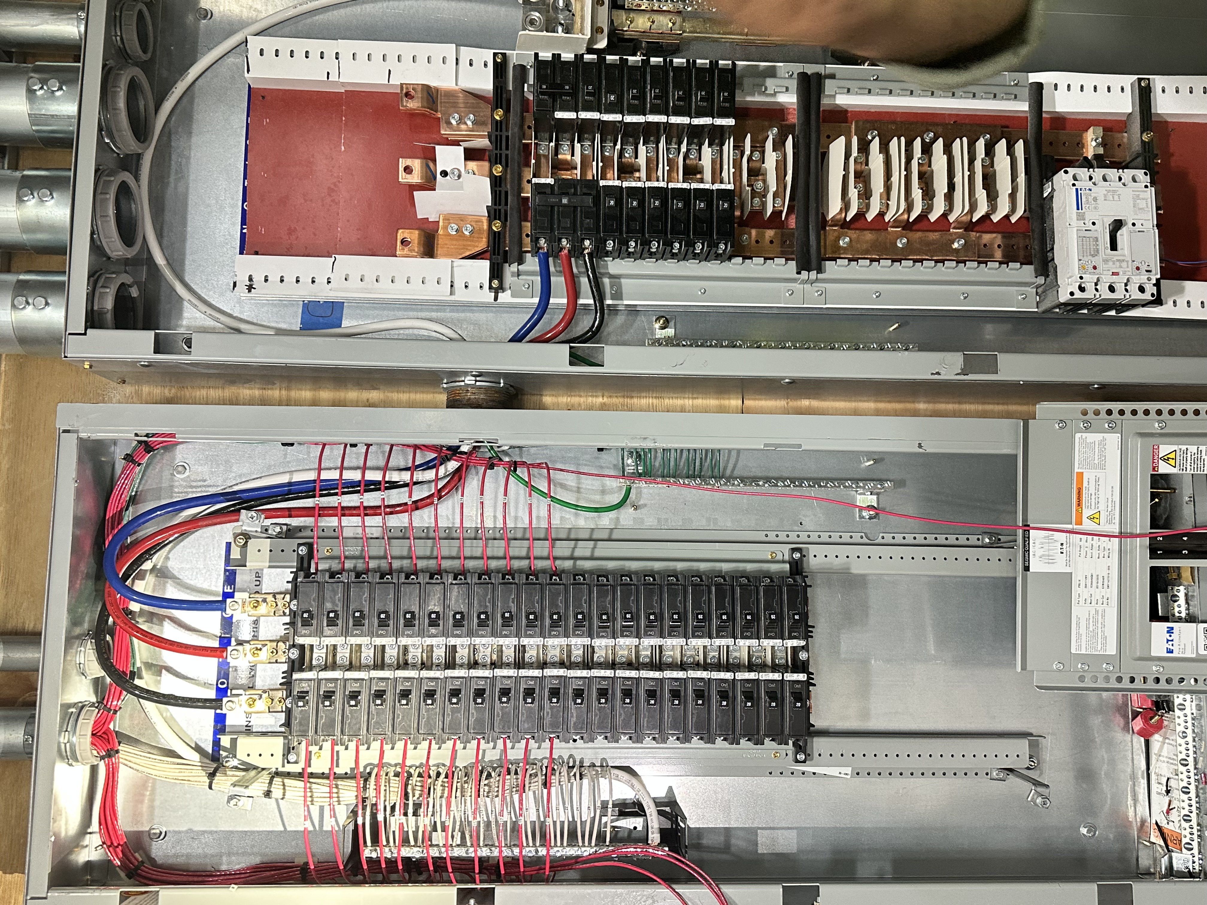 Electrical distribution panels
